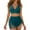 Dark Green, variant on Womens Swim Skirt High Waisted Bikini Sets Swimsuits Mesh Sarong Wraps Bathing Suits Swimsuit for Women Two Piece Short Front Tie Skirt Set Swim Shorts for Juniors Skirt Suit Set for Women Two Piece