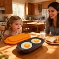 thumbnail image 2 of MOMOJIA Portable Microwave Eggs Cooker for Office Dorms Large Capacity Dishwasher Safe Food Grade Meal Preparation Tool, 2 of 10