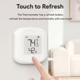 thumbnail image 2 of WiFi Temperature and Humidity Monitor Smart Temperature and Humidity Sensor with LCD Screen Indoor Thermometer and Hygrometer Compatible with Alexa Google Home, 2 of 8