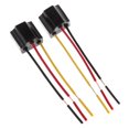 thumbnail image 2 of H4/9003 Pigtail Ceramic Headlight Connector Plug Adapter Socket Fuse Auto Bulb, 2 of 5