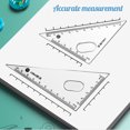 thumbnail image 3 of 7 Pcs Compass/Math Set for Youngster with Shatterproof Storage Box, Geometry Set for Math, Includes Ruler, Protractor, Compass, Pencil and Eraser, Perfect Gift for Your Son Daughter, 3 of 8