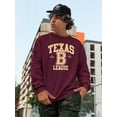 thumbnail image 2 of Texas B League Sport Style Sweatshirt Men -Image by Shutterstock, Male XX-Large, 2 of 4