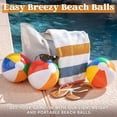 thumbnail image 3 of Joyfy 12" Pelotas de Playa Arcoíris, 12 Piezas, Juguetes Hinchables para Piscinas, Juegos Acuáticos de Verano, 3 of 9