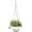 Ivory, variant on 43 Inch Macrame Plant Hanger Large for up to 12 Inch Pot Extra Long Hanging Plant Holder with Wood Beads No Tassels Indoor Outdoor Boho Home Decor