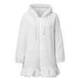 thumbnail image 3 of Sudadera sin capucha Gibobby de lana artificial para mujer Gris XXL, 3 of 4