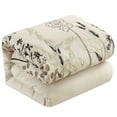 thumbnail image 4 of Nanshing Senna 10-Piece Botanical Comforter Set, Green/White, Queen, 4 of 5
