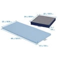 thumbnail image 2 of ECR4Kids SoftZone Folding Rainbow Rest Time Mat with Name Tag, Sleeping Pad, Earthtone, 5-Piece, 2 of 9