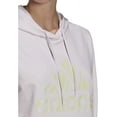 thumbnail image 3 of Adidas Womens Animal Print Hoodie Light Pink, 3 of 3