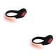 thumbnail image 4 of Soidarity 2 uds Clip luminoso para zapatos novedad juguetes intermitentes para niños adultos bicicleta al aire libre noche LED correr deportes al aire Concha negra clara roja 2piezas Soidarity CBP013393, 4 of 5