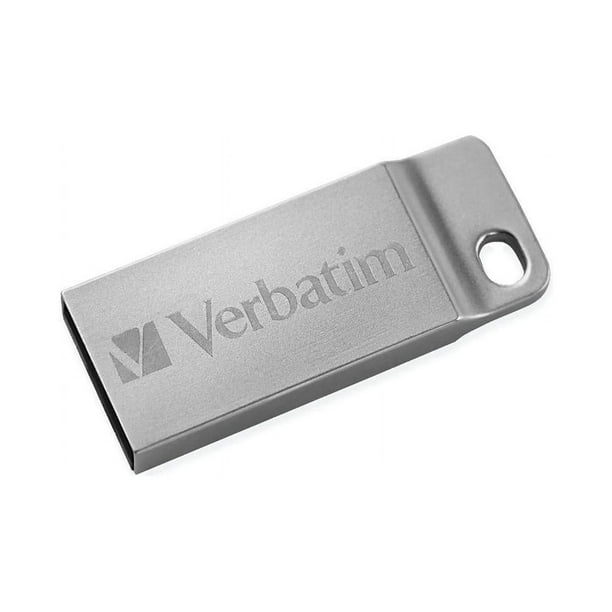 Verbatim 32GB Metal Executive USB Flash Drive - Silver - 32 GBUSB 2.0 - Silver - Water Resistant Verbatim 32GB Metal Executive USB Flash Drive - Silver - 32 GBUSB 2.0 - Silver - Water Resistant