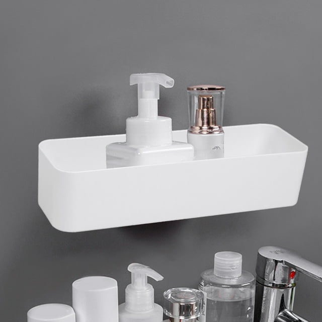 Stylish Wall Mounted Storage Rack for Household Organization - Versatile Sundries Container for Bathroom Kitchen and Living Room Enhancements