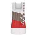 thumbnail image 4 of Puntoco Camisetas sin mangas ajustadas para mujer Camiseta sin mangas estampada para mujer Top suelto, 4 of 5