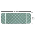thumbnail image 2 of Brown Plaid Microwave Oven Cover, Scottish Tartan Background Forming in Symmetry, Water Resistant Organizer with Pockets for Kitchen, 36" x 12", Almond Green Umber, by Ambesonne, 2 of 4