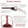 thumbnail image 2 of fafa-Wine Aérateur Verseur - Verseur et Bec Verseur Premium (Argent), 2 of 4