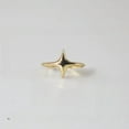thumbnail image 2 of DBESTSTUDIOS Bold Star Ring, Four Point Star Earrings, Gold Star Finger Ring, Single Star Ring, Star Jewelry, Big Star Ring, Star Adjustable Ring, 2 of 5