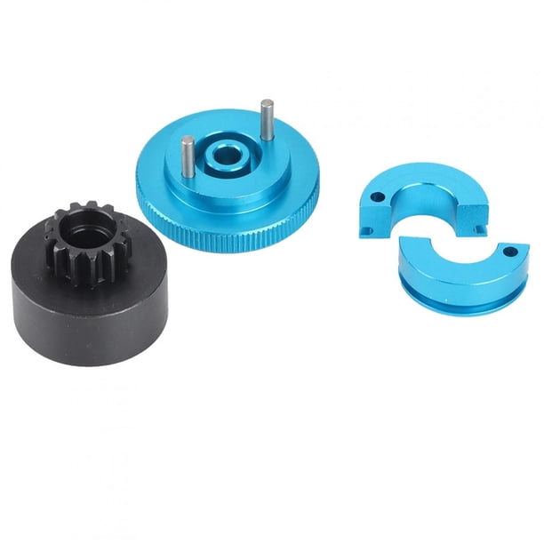 Wosune Juego de cojinetes de Embrague, variador de Embrague de Velocidad de Volante 13T, variador de Embrague de resortes de Campana, variador de Embrague de Coche RC Accesorios RC para(Blue) Amonsee No