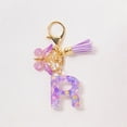 thumbnail image 4 of Initial Letter Keychains For Women Tassel Purple Cute Car Keychain For Wallet Backpack Bag Christmas Decorations for Home On 2024, 4 of 9