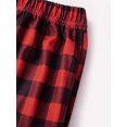 thumbnail image 6 of AIGUR Family Matching Christmas Pajama Set Family Matching Christmas Pajamas Set Solid Long Sleeve Tops and Plaid Pants Pajamas, 6 of 10