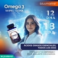 thumbnail image 4 of BLUUMARINE Omega 3 con 18% EPA y 12% DHA, Suplemento Alimenticio, 60 cápsulas, Apoyo Cardiovascular, Cerebral y Ocular, 4 of 8
