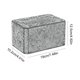 thumbnail image 3 of Funda decorativa para cajas de papel de seda • Portahojas de papel con patrón en relieve • Dispensador elegante de plástico transparente • Decoración moderna de mesa de mesa para salón en casa, 3 of 6