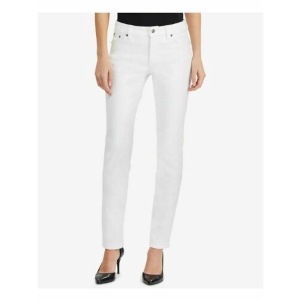 ralph lauren womens white jeans