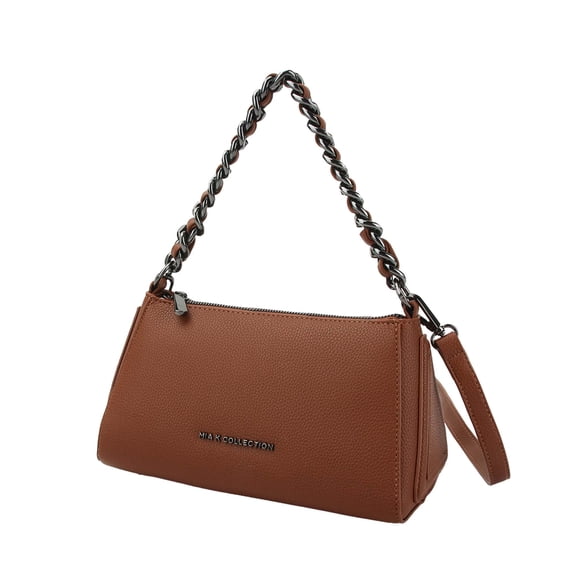 MKF Collection Kayren Solid Shoulder Bag Women's Crossbody Bag Handbag Purse by Mia K