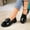 #223-Black, variant on Wowcloth Loafers for Women – Fashionable Glossy Patent Leather Slip-On with Tassel Design for Spring Summer Casual Outfits