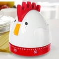 thumbnail image 2 of Binwennn Minuterie Mécanique de Cuisine Mignonne pour Coq pour Enfants à Remonter 60 Minutes Minuterie Manuelle à Compte à Rebours pour Salle de Classe Maison Étude et Cuisson Grillades Minuterie de Productivité Minuterie Silencieuse Minuterie de Sable 2, 2 of 4