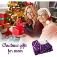 thumbnail image 2 of Christmas Birthday Gifts for Mom, New Mom Christmas Birthday Gifts for Christmas From Daughters, Gifts Presents for New Mom Christmas Unique from Daughter Son, Mom Christmas Throw Blanket for Couch, 2 of 6