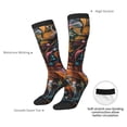 thumbnail image 4 of Vsdgher Colorful Graffiti Abstract Eye Knee Socks, High Socks Long Stretchy Sock Women Knee High Stocking, Long Socks for Women, 4 of 6