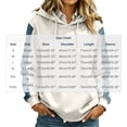 thumbnail image 1 of Perfectbot Women's Drawstring Hoodie, Relaxed Patchwork Sleeve Pullover Sweatshirt with Kangaroo Pocket, 1 of 6
