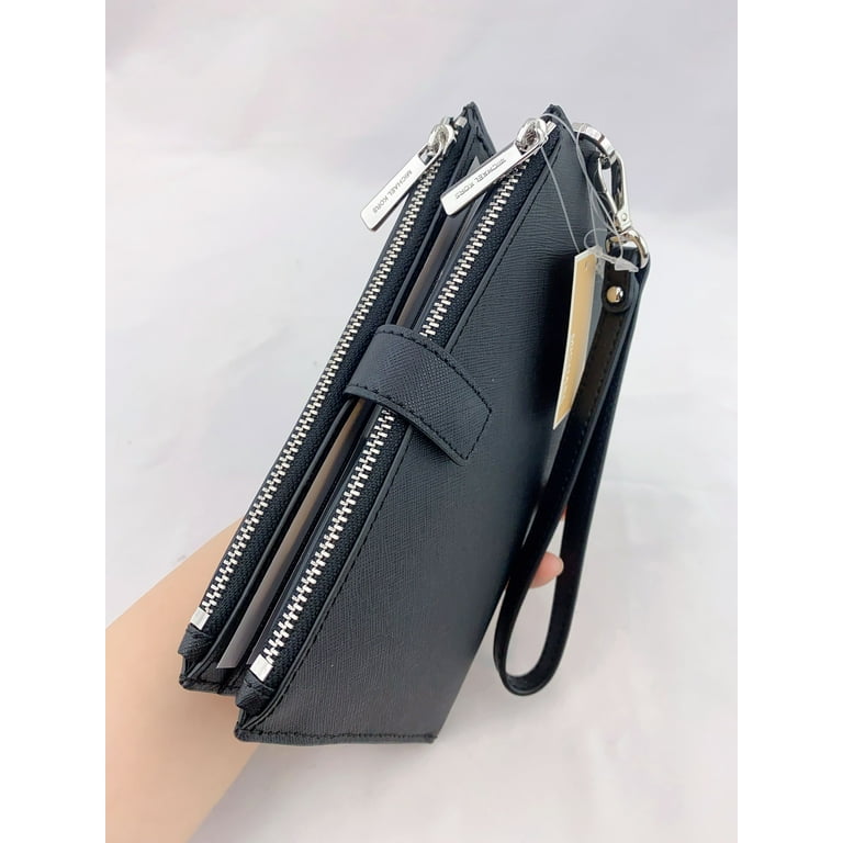Jet Set Medium Saffiano Leather Smartphone Double-Zip Crossbody Bag