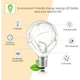 thumbnail image 5 of G40 LED Outdoor String Lights, 38.5Ft Waterproof, 30+3 0.1w per Bulbs Energy Saving, Outside Decorative Lighting Hanging for Patio Porch Garden Bistro Cafe Party Wedding, 5 of 8