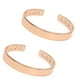 thumbnail image 1 of Soidarity 2 Pcs Bracelet Open-end Design Workmanship Bangle Electroplate Wristband Cuff Elegant Accessories Women Charm Copper Type3 NO3, 1 of 6