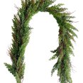 thumbnail image 1 of 5.9 FT Realistic Handmade Christmas Cedar Garland, Artificial Cypress Pine Needles Greenery Garland Ornaments for Mantel Table Stairs Fireplace Winter Holiday Christmas Decor Indoor Outdoor, 1 of 2