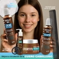 thumbnail image 5 of Kit Capilar Hidratante Chocolate Nefertiti Shampoo Mascarilla Crema para Peinar Bioelixir + Peine Ligas y Gorro Alfamar Cabello Seco o Dañado, 5 of 5