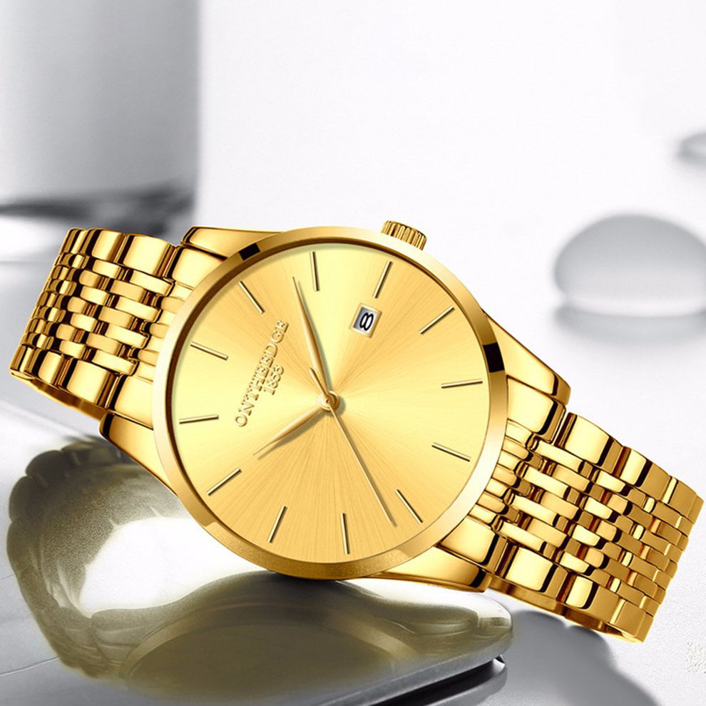 TOP.E Ultra-Thin Waterproof Casual Watch Men Luxury Brand Quartz 