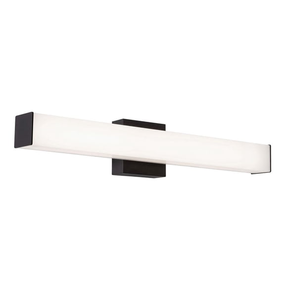 TADV2404LAJUDBK AFX Tad - 18W 1 LED Bath Vanity-4.5 Inch Tall and 24.75 Inch Wide-Black Finish