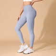 thumbnail image 5 of Laqbezok Women's High Waist Butt Lifting Cargo Leggings, Scrunch Butt Yoga Pants with Pockets, Tummy Control Athletic Workout Tights, 5 of 6