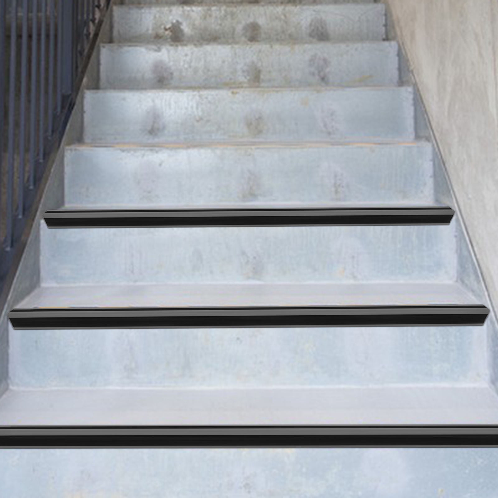 Hemobllo 1 Roll Anti- Stair Treads PVC Black Gray Grip Tape for Indoor Stairs Home Safety