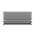 thumbnail image 2 of Vant Upholstered Modern Wall Panels, Vintage Leather Light Gray, 4 Pack, 2 of 4