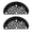 Black, variant on Rupoun 2 Pcs Shrimp Hide Sturdy Plastic Spacious Cave with Holes for Fish Tank Aquarium Decor Accessory, Small Fish Shelter Habitat, 6.3 inches / 16 cm, Brown