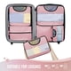 thumbnail image 3 of Set de 6 unidades Packing Cubes Veken para maletas y organizador de viajes, 3 of 9