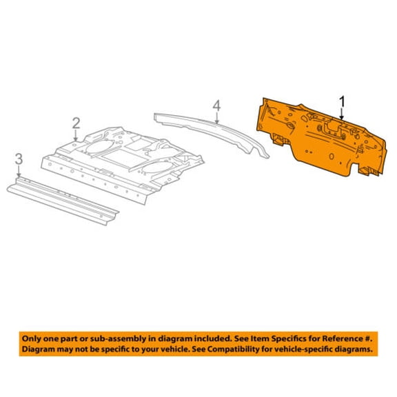 Chevrolet GM OEM 13-16 Malibu-Rear Body Panel 23463526
