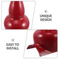 thumbnail image 3 of VERDANVERSE Ornement de Toit en Gourde Style Chinois Rouge Foncé Résistance aux Intempéries Structures Traditionnelles Lot de 1, 3 of 8