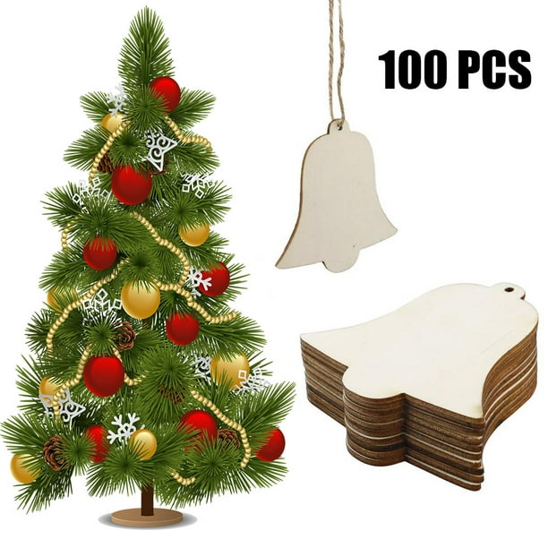 Buy Blulu 50 Pieces Christmas Wooden Hanging Ornaments Unfinished Wood  Cutouts with 50 Pieces Ropes and 12 Pieces Marker Pens for DIY Christmas  Craft Decoration Online in IndonesiaB07ZHBP9RG