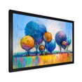thumbnail image 2 of Designart 'Autumn Colorful Fantasy Trees IV' Modern Framed Art Print, 2 of 4