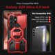 thumbnail image 2 of Funda magnética TONGATE para Samsung Galaxy S25 Ultra Red, 2 of 9