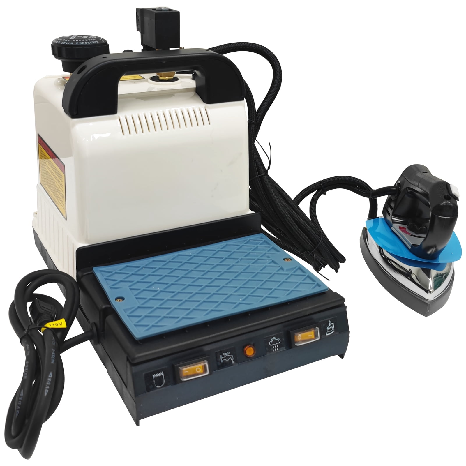 Industrial Steam Iron Electric Iron High Pressure Steam Iron with 2L High-Capacity Water Tank