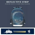 thumbnail image 5 of FORMRS Unisex School Backpack 17" Student Travel Bag with Laptop Compartment, Floral Moon, 5 of 7